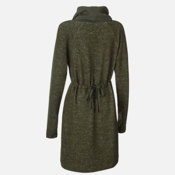 Cabi Green Solace Cowl Neck Cinch Back Sweater Dress size M - Picture 3 of 8